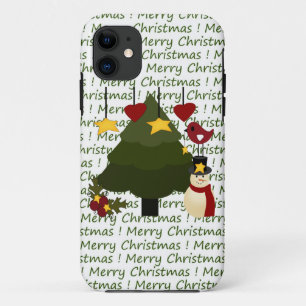 Coques Pour iPhone Cas de Joyeux Noël de l'iPhone mignon 5 de