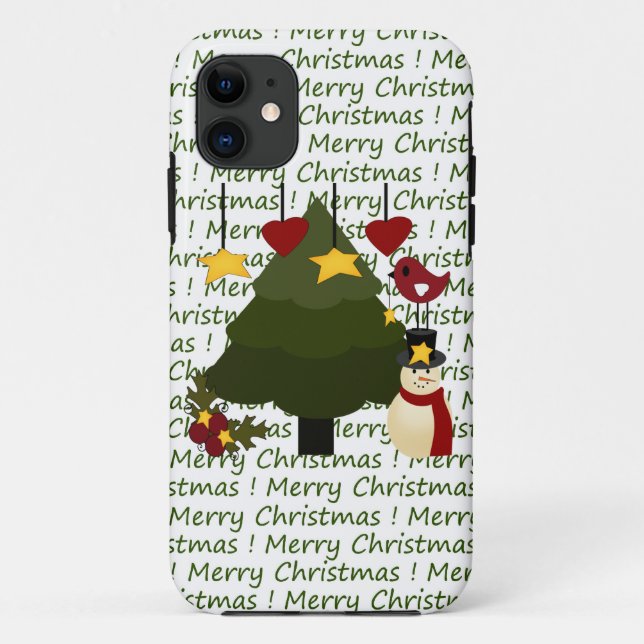 Coques Case-Mate iPhone Cas de Joyeux Noël de l'iPhone mignon 5 de (Dos)