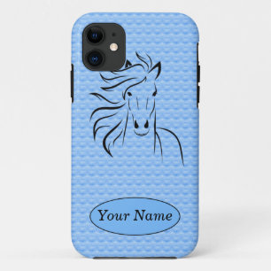 Coques Pour iPhone Cas de l'iPhone 5/5s d'arrière - plan du cheval