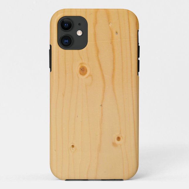 Coques Case-Mate iPhone cas de l'iPhone 5 - bois - pin (Dos)