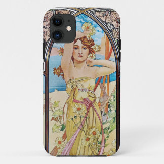 Etui iPhone Case-Mate Cas de l'iPhone 5 d'aube d'Alphonse Mucha