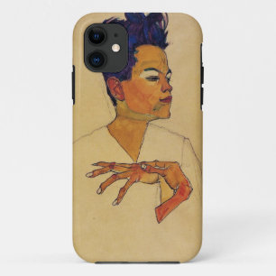 Coques Pour iPhone Cas de l'iPhone 5 d'autoportrait d'Egon Schiele