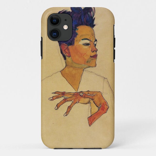 Coques Case-Mate iPhone Cas de l'iPhone 5 d'autoportrait d'Egon Schiele (Dos)