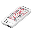 Cas de l'iPhone 5 de collage de mot d'astrologie