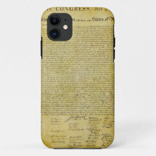 Coque iPhone 11 Cas de l'iPhone 5 de déclaration d'indépendance