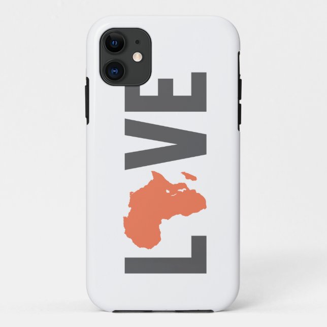 Coques Case-Mate iPhone Cas de l'iPhone 5 de l'Afrique d'amour (Dos)