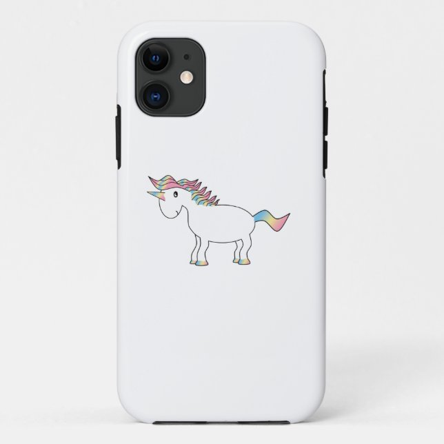 Coques Case-Mate iPhone Cas de l'iphone 5 de licorne d'arc-en-ciel (Dos)