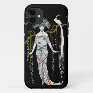 Coque Case-Mate Pour iPhone Cas de l'iPhone 5 de paon de George Barbier d'art