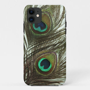 Coque iPhone 11 Cas de l'iPhone 5 de plume de paon