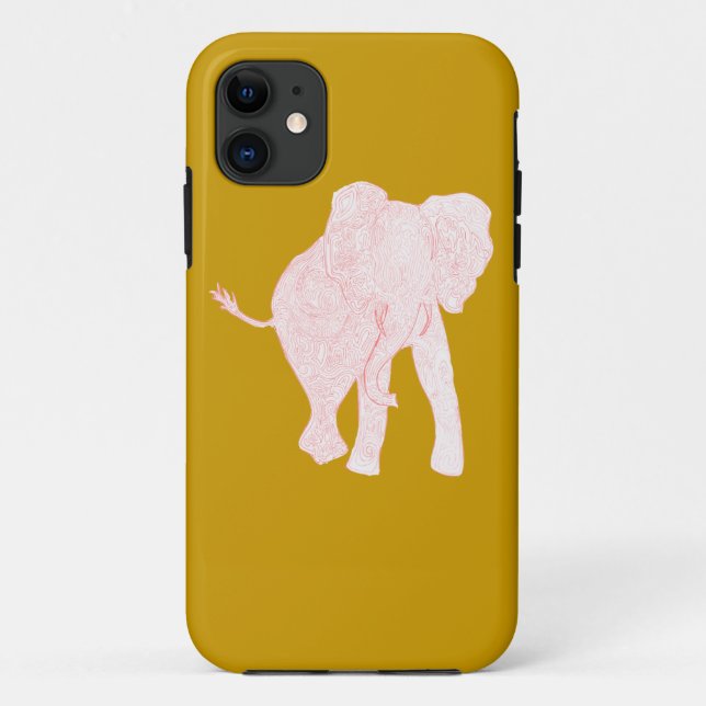 Coques Case-Mate iPhone Cas de l'iPhone 5 de rouge/moutarde (Dos)