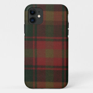Coque iPhone 11 Cas de l'iPhone 5 de tartan de feuille d'érable À