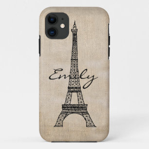 Coque iPhone 11 Cas de l'iPhone 5 de Tour Eiffel