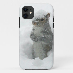 Coques Pour iPhone Cas de l'iPhone 5 d'écureuil de neige