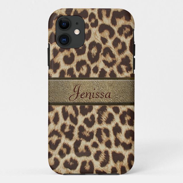 Coques Case-Mate iPhone Cas de l'iPhone 5 d'empreinte de léopard (Dos)