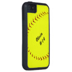 Cas de l'iPhone 5 du base-ball de Fastpitch