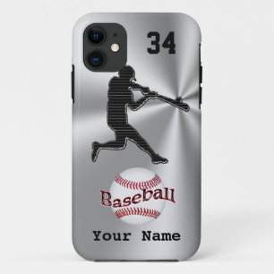 Coques Pour iPhone Cas de l'iPhone 5S de base-ball avec VOTRE NOM et