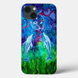 Coques Pour iPhone Cas de l'iPhone 6/6s de regard fixe de dauphin