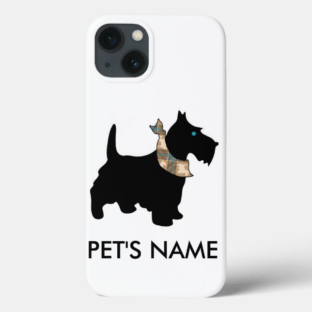 Coques Case-Mate iPhone Cas de l'iPhone 6 de chien de Terrier d'écossais (Verso)