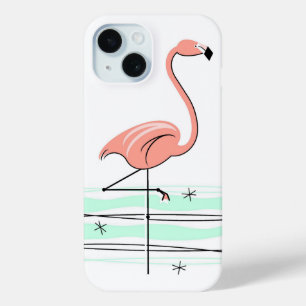Coque Pour iPhone 15 Cas de l'iPhone 6 de Flamant rose