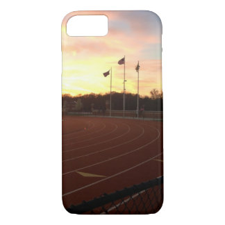 Coque iPhone 8/7 Cas de l'iPhone 7 d'athlétisme de drapeau