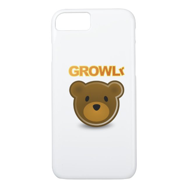 Coques Case-Mate iPhone Cas de l'iPhone 7 de GROWLr (Dos)
