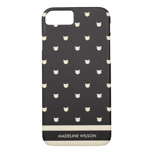 Coques Case-Mate iPhone Cas de l'iPhone 7 de Madame de chat (Dos)