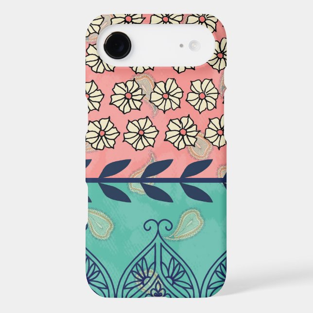 Coques Case-Mate iPhone Cas de l'iPhone 7 de marguerite de Boho (Verso)