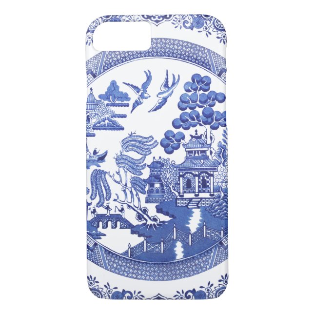 Coques Case-Mate iPhone Cas de l'iPhone 7 de motif de saule (Dos)
