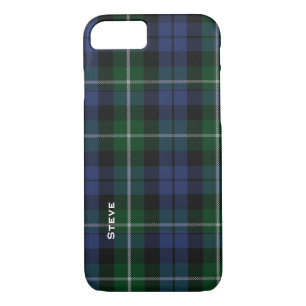 Coques Pour iPhone Cas de l'iPhone 7 de plaid de tartan de Campbell