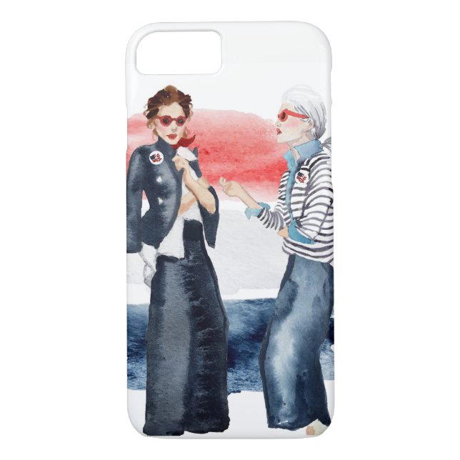 Coques Case-Mate iPhone Cas de l'iPhone 7 de studio de clémentine (Dos)