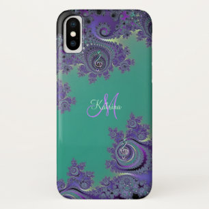 Coque Case-Mate Pour iPhone Cas de l'iPhone X de monogramme de clef de musique