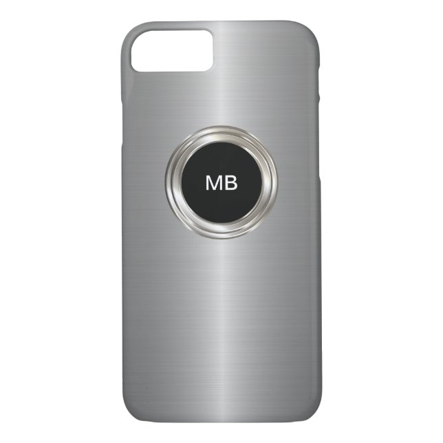 Coques Case-Mate iPhone Cas de monogramme des affaires des hommes frais (Dos)