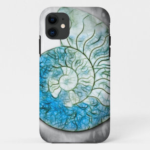Coques Pour iPhone Cas de téléphone d'ammonite de fractale