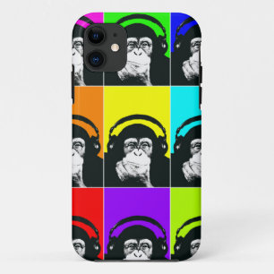 Coque Case-Mate Pour iPhone Cas de téléphone d'art de bruit de singe de hanc