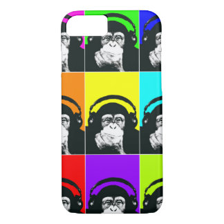 Coque iPhone 7 Cas de téléphone d'art de bruit de singe de hanche
