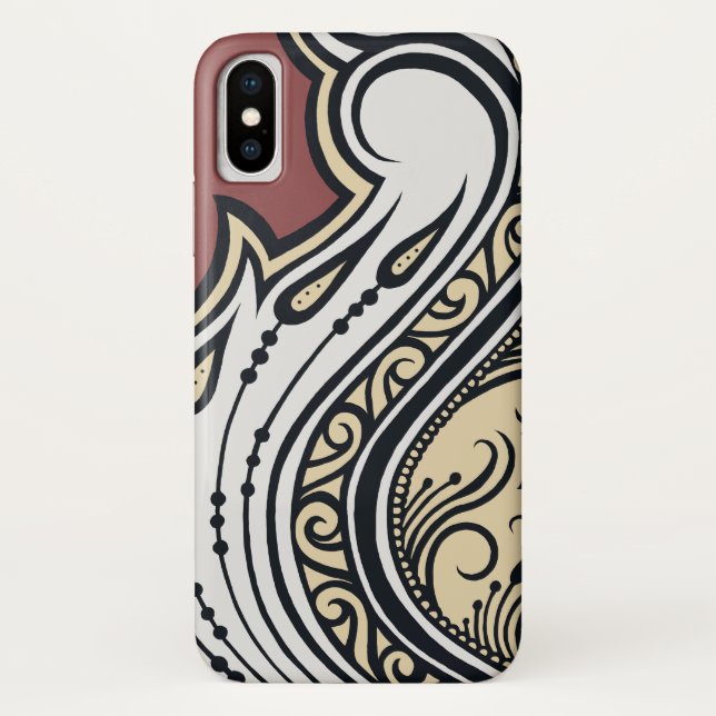 Coques Case-Mate iPhone Cas de téléphone de conception inspiré par henné (Dos)