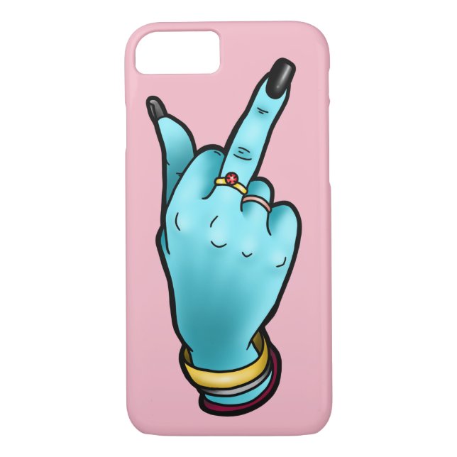 Coques Case-Mate iPhone Cas de téléphone de doigt moyen (Dos)