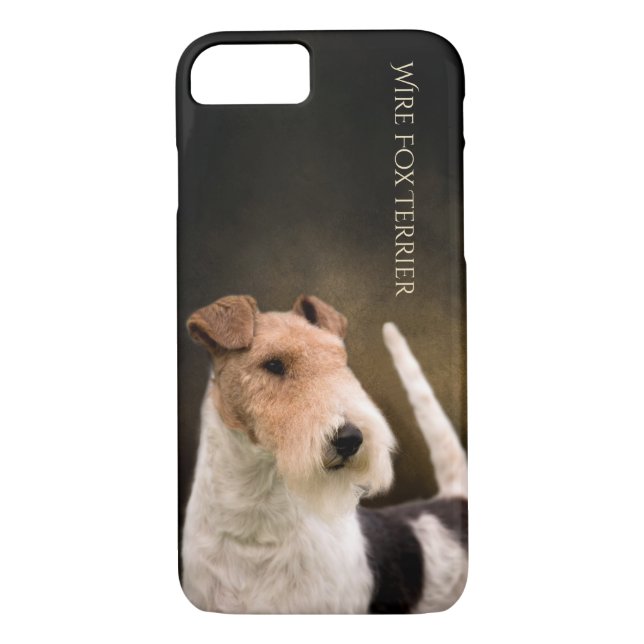 Coques Case-Mate iPhone Cas de téléphone de Fox Terrier de fil (Dos)