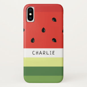 Coque Case-Mate Pour iPhone Cas de téléphone de nom personnalisé Watermelon