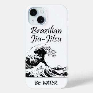 Coque Pour iPhone 15 Cas de téléphone de vague de Jiu-Jitsu de