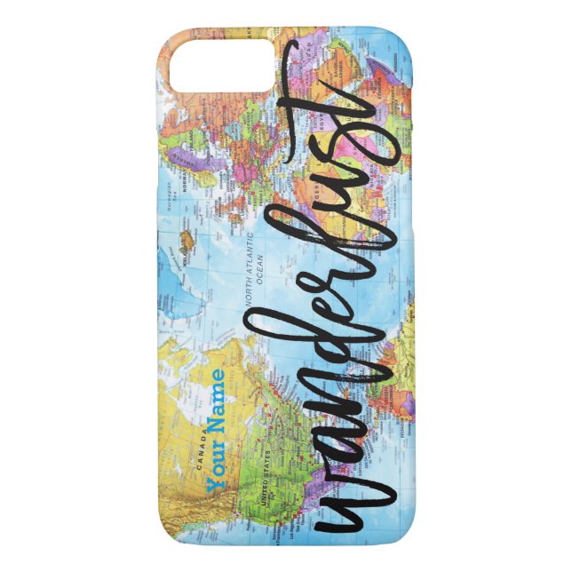 Coques Case-Mate iPhone Cas de téléphone d'envie de voyager (Dos)