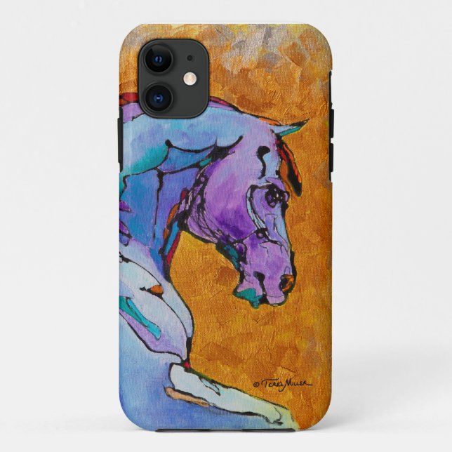 Coques Case-Mate iPhone Cas de téléphone d'étalon de lavande (Dos)