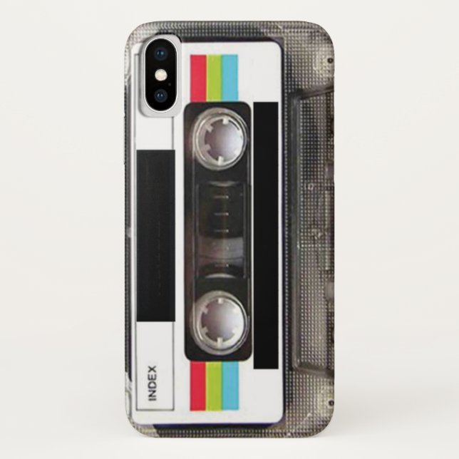 Coques Case-Mate iPhone Cas de téléphone d'Iphone X Mixtape (Dos)