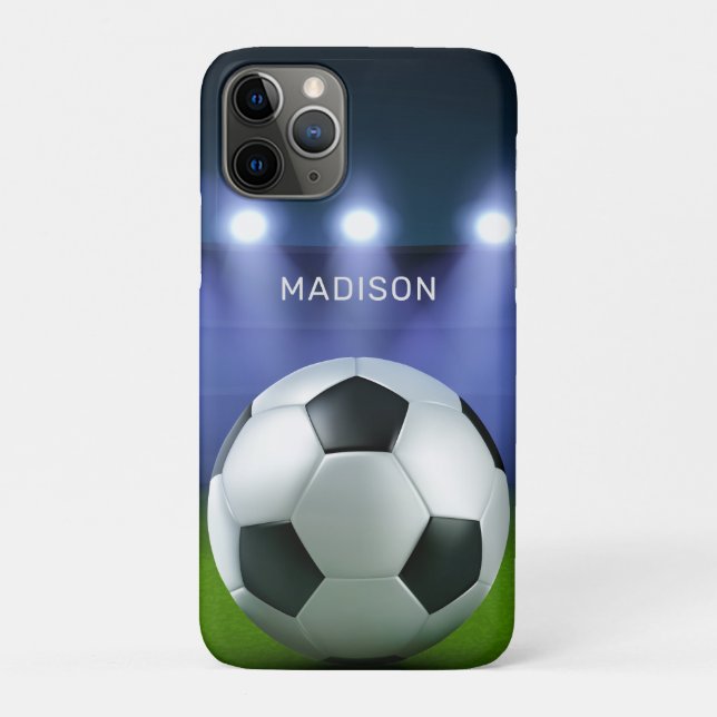 Coques Case-Mate iPhone Cas de téléphone du stade de football de nom perso (Dos)