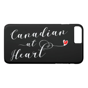 Coque iPhone 7 Plus Cas de téléphone mobile canadien au coeur