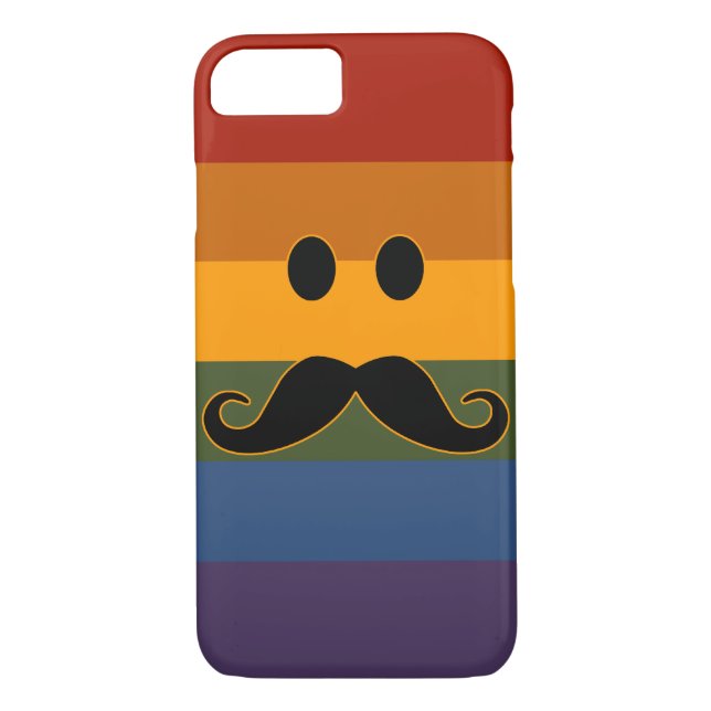 Coques Case-Mate iPhone Cas de téléphone Mustache Pride (Dos)