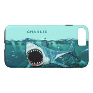 Coque Case-Mate Pour iPhone Cas de téléphone personnalisé de nom de requin eff