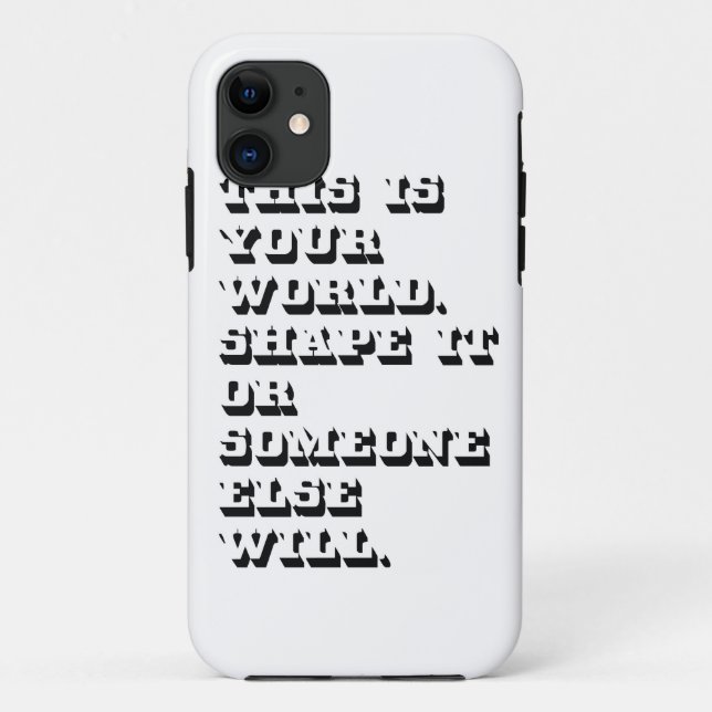 Coques Case-Mate iPhone Cas de typographie (Dos)