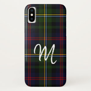 Etui iPhone Case-Mate Cas décoré d'un monogramme de l'iPhone X de plai