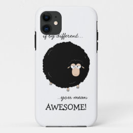 Coque Case-Mate Pour iPhone Cas d'illustration de moutons noirs